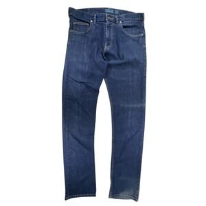 Patagonia Organic Jeans Mens 32x32 Straight Fit Dark Blue Denim Pants‎